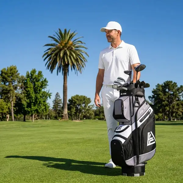 Golf T-Lock Golf Cart Bag, Quiet 14-Way Full-Length Divider,golf accessories,golf bags,golf bags for men,golf bag,best golf bags,golf cart bag